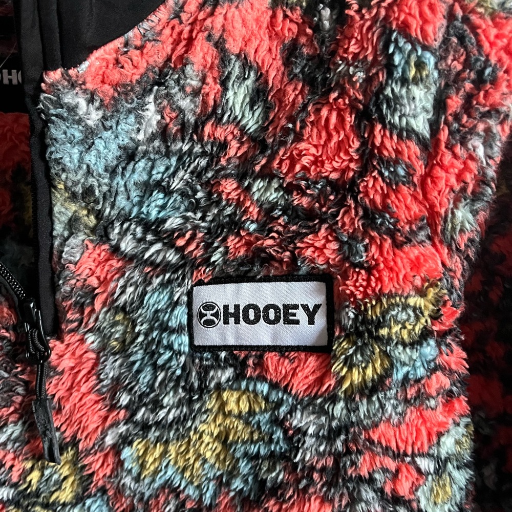 Hooey Kids' Colorful Sherpa Fleece Pullover XS - Picture 4 of 10